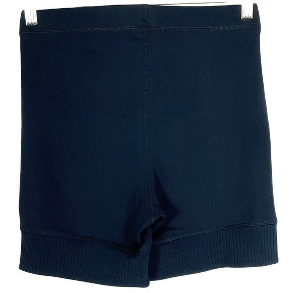 NWOT Free People Movement High Rise Slim Biker Fit Shorts, size medium, Navy blu - Picture 6 of 14